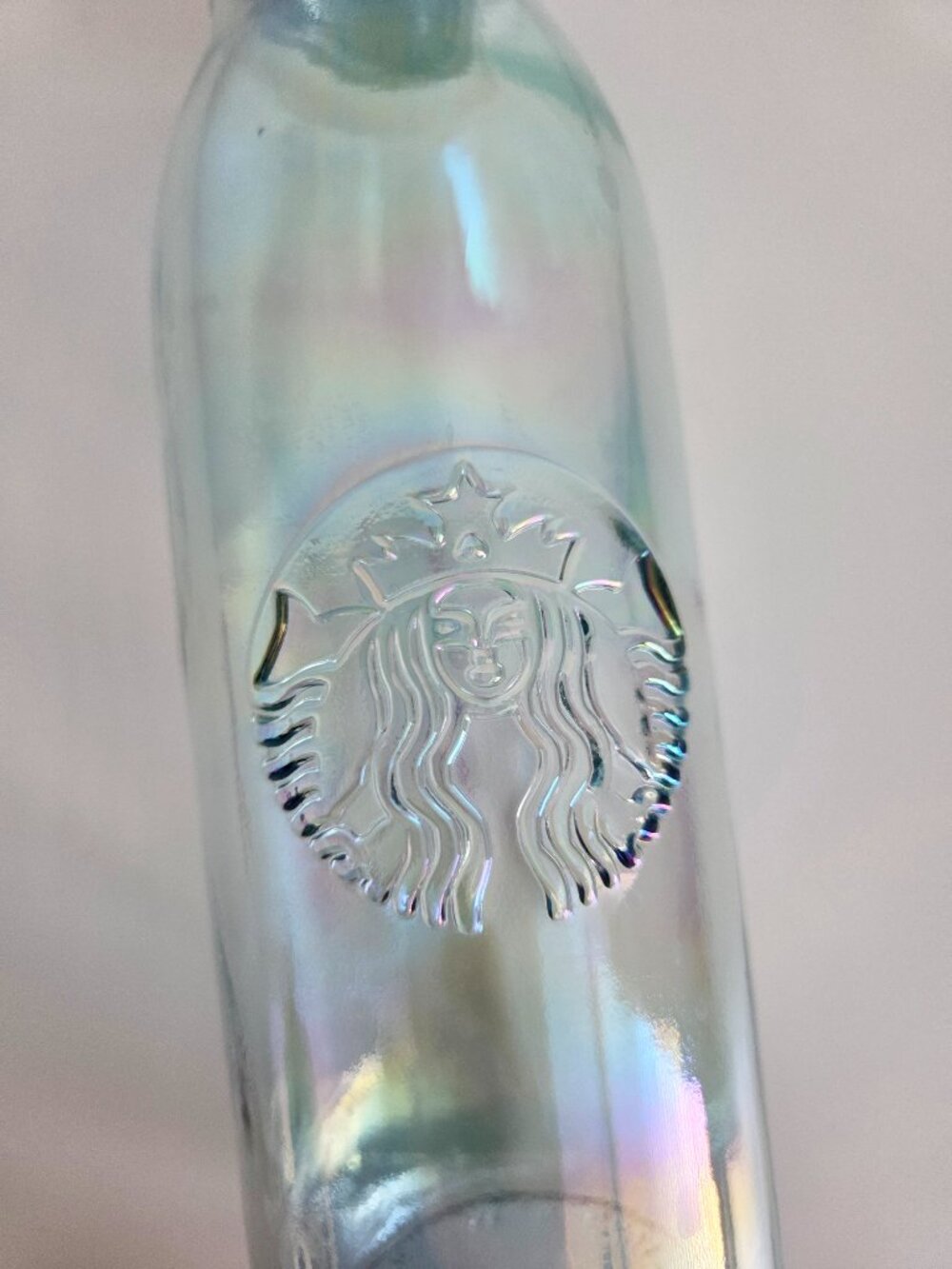 Starbucks Iridescent Glass Water Bottle - Picture 3 of 11